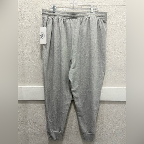 Jones New York Active Heather Grey Joggers NWT 3X - Picture 3 of 6